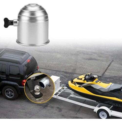 2Pcs Universal Automatic Towbar Ball Protective Cap With Screw Button To Prevent Loosening And Falling RV Trailer Accessories