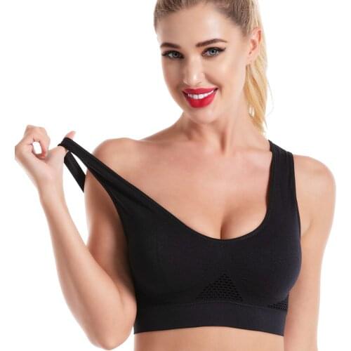 Women Seamless Bra Underwear Cotton Bralette With Pads Sports Bra Chest Sleep Yoga Top High Stretch Wireless Bra Large Size Bras