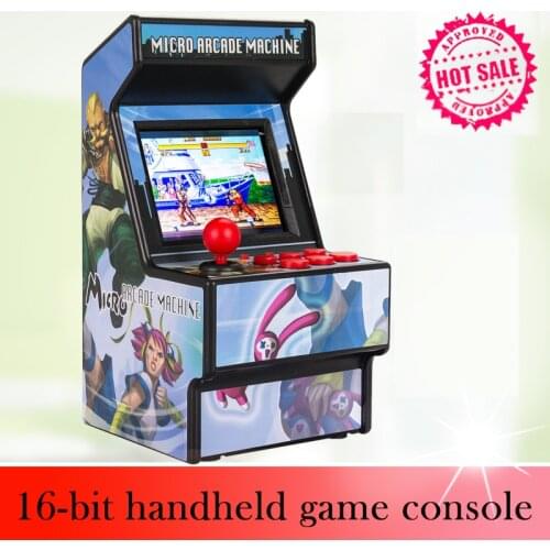 16-bit classic handheld game console mini arcade 156 game with TV output lithium battery version RHAC05