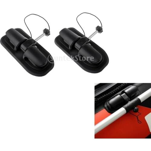 2 Pieces Inflatable Boat Oar Lock Patch Mount Kayak Canoe Raft Watercraft Parts Replacement Accessories