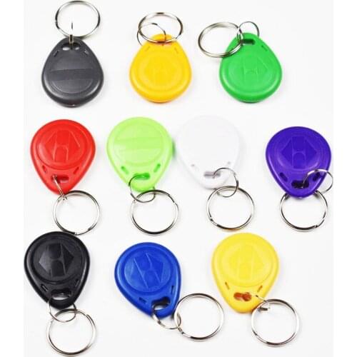 300pcs/Bag RFID Key Fobs 125KHz EM4305 Proximity ABS Tags Read and Write Rewritable Duplicator Copier Access Control