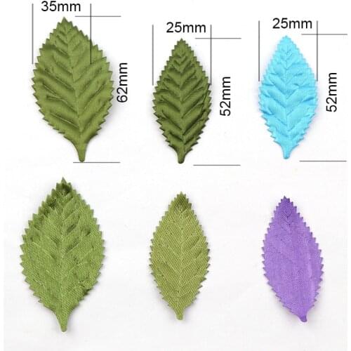 50pcs Colorful Lovely Non-woven Fabric Leaf Patches Artificial leaf Applique Patches DIY Craft, Nursery Room, Kindergarten Decor