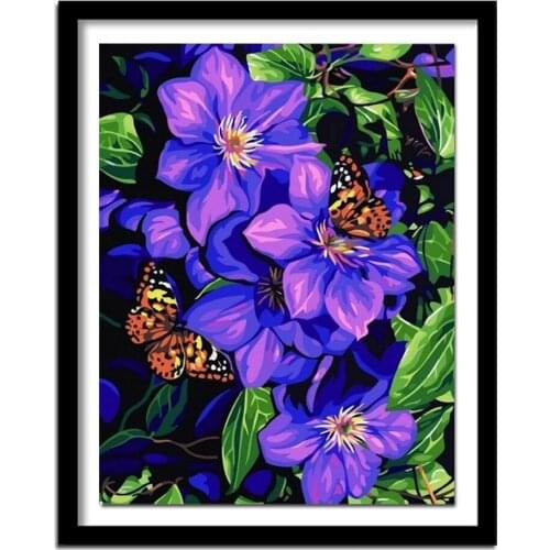 Diamond Painting Cross Stitch"Flower"Full Square Crystal,Diamond Embroidery Hobby Picture Rhinestones Home Decor