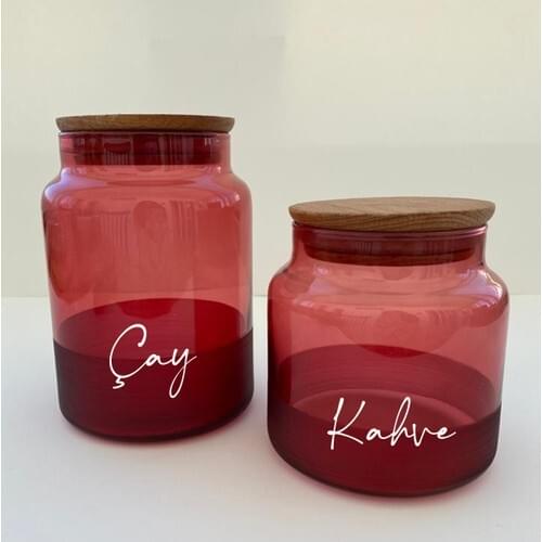 Blshomee Tea and Coffee Jar 2'li