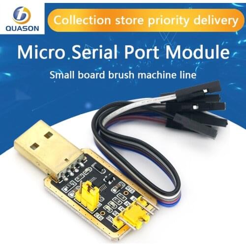 CH340 Mini serial port module of PL2303 , CH340E RS232 to TTL module upgrade USB to serial port in nine Brush small plates