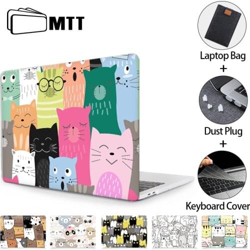MTT Kawaii Case For Macbook Air Pro Retina 11 12 13 15 16 inch Touch bar Cute Cartoon Cover For Macbook Air 13.3 Laptop Sleeve