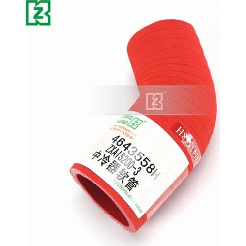 For Hitachi intercooler hose ZX200-3 210 240-3 engine EFI 4643558H upper and lower water tank pipe excavator accessories