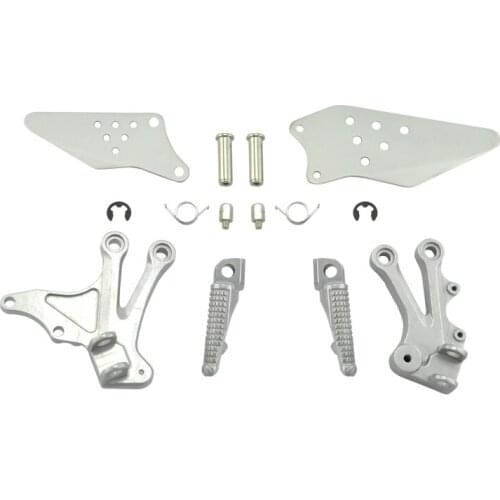 For Kawasaki ZX10R 2004 2005 ZX 10R 04 05 Motorcycle Front Passenger Foot Pegs Foot rest With Brackets NEW