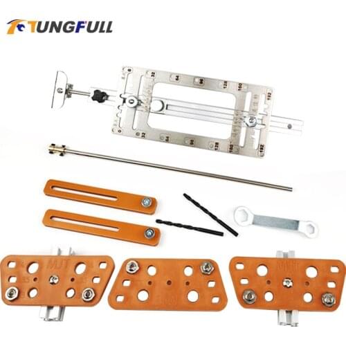 Woodworking Tools Punch Locator Handle installation Work With Scale For Perforated Auxiliary Board Hand Tools