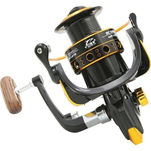 Reel Fishing Spining1000-7000 High Speed Rock Fishing Wheel All Metal Spool No Gap Spinning Reel Line Spool Anti-Corrosion