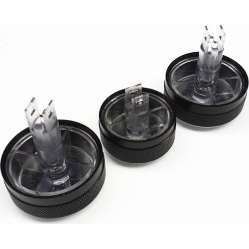 3 pcs / tool Car styling Air conditioner temperature control button AC Knob for switch Car accessories for Nissan Tiida / NV200