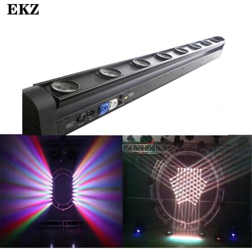 Flight case led bar beam 8x12w rgbw 4in1 pixel beam moving head light 8x12w excellent light for dj disco dance floor night