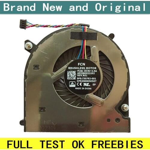 New laptop CPU cooling fan Cooler Notebook PC for HP ELITEBOOK 840 G1 850 740 ZBOOK 14 730792-001 G2 745 750 755 6033B0033202