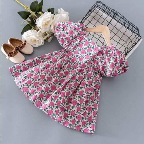 Newborn Baby Summer Clothes Print Princess Dress For Baby Birthday Girls Clothing Infant Babies Dresses Baby Girl Dress