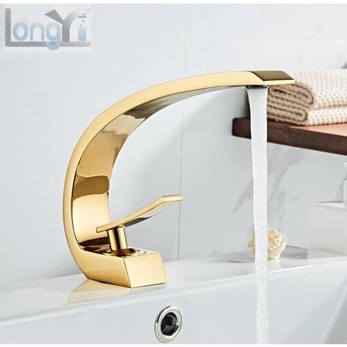 Золотые смесители для ванны LONGYI China At AliExpress