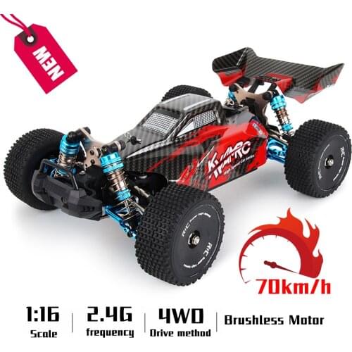 New Rc Car 4WD Racing Cars Competition 70KM/H Metal Chassis Brushless Motor Radio Control High Speed Drift WLtoys Toys For Boys
