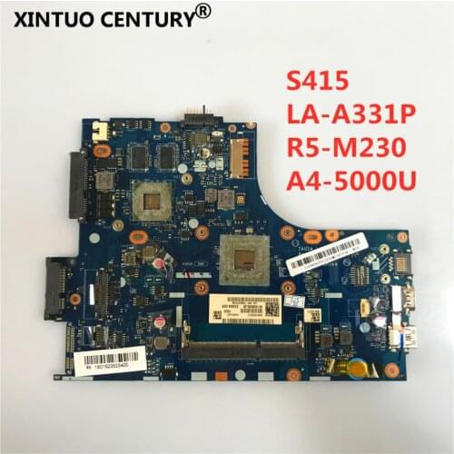 For Lenovo S415 LA-A331P Laotop Mainboard LA-A331P Motherboard with R5-M230 GPU A4-5000U CPU