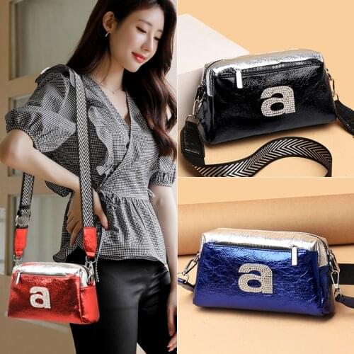 Fashion Women Handbag Leather Luxury Brand Shoulder Bag High Quality Patent Leather Female Messenger Bag Designer Small Tote Sac