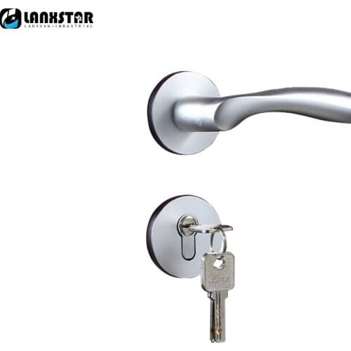 Fashion Mechanical Locks Aluminum Space Split Lock Indoor Wooden Door Lockset Room Wholesale Handle Door-locks