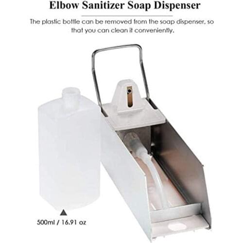 500ml Wall Mount Wall Dispenser Soap Bathroom Accessories Plastic Detergent Shampoo Dispensers Double Hand Kitchen Soap Bottle