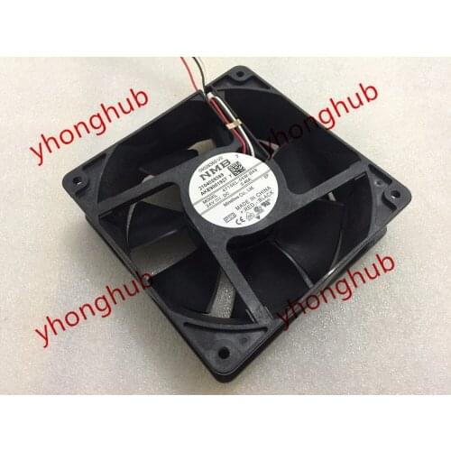 NMB-MAT 4715KL-05W-B49 P03 DC 24V 0.46A 3-Wire 120X120X38mm Server Cooling Fan