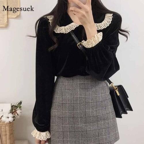 New Autumn Solid Vintage Women Shirt Plus Size Long Sleeve Girls Blouse Female Oversize Tops Women Blouses Femme Blusas 11606