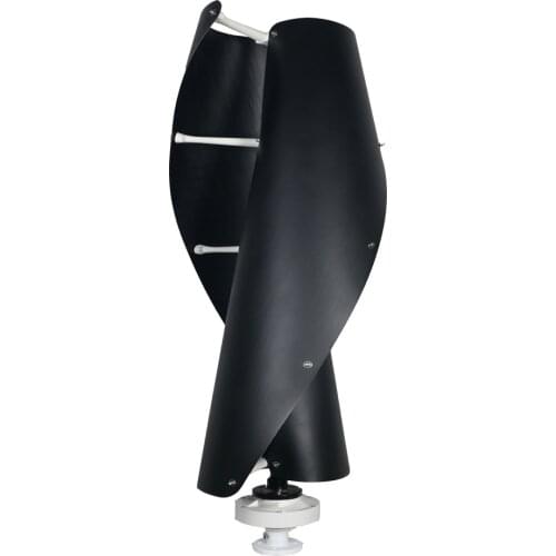 New colorVertical Wind Turbine Generator 4000w 6000w 12v 24v 48v With Controller On grid Inverter 3 Phase With 2 blades Home Use