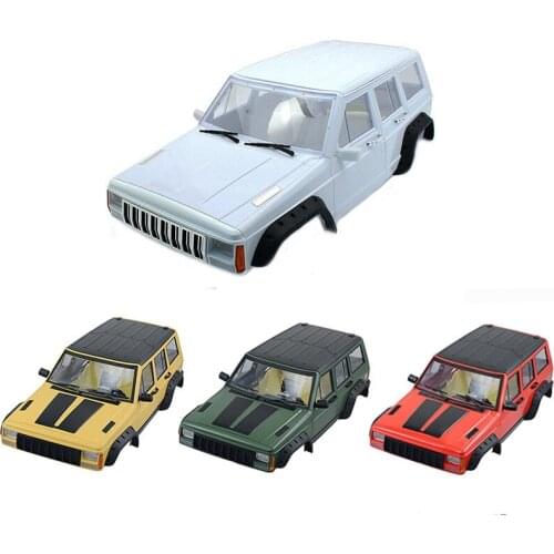 Painted Hard Plastic 313mm Wheelbase Body Car Shell for 1/10 RC Crawler Axial SCX10 & SCX10 II 90046 90047