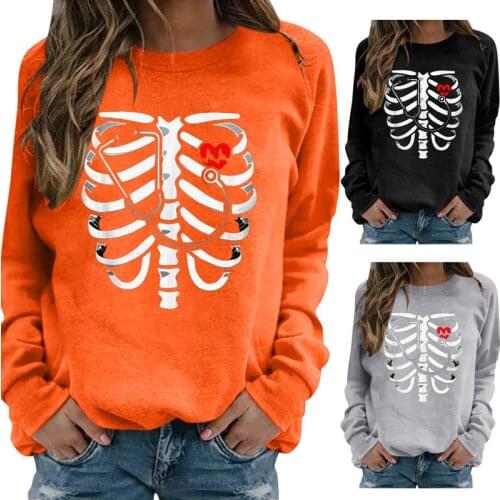 Autumn and winter round neck long sleeve sweater womens simple temperament womens dress slim top crewneck sweatshirt