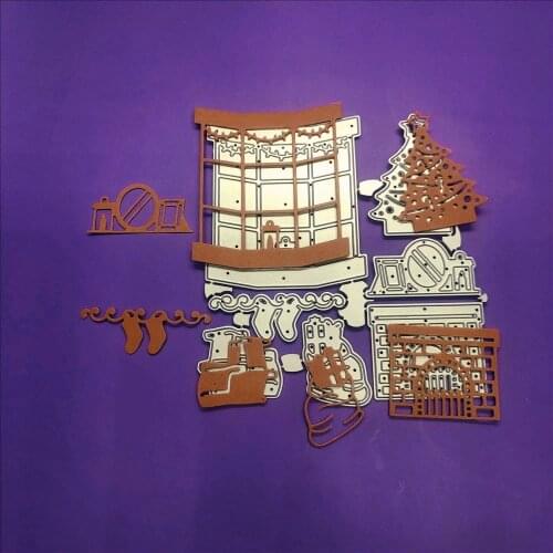 Christmas preparation Metal Cutting Dies for DIY Scrapbooking Album Paper Cards Decorative Crafts Embossing Die Cuts