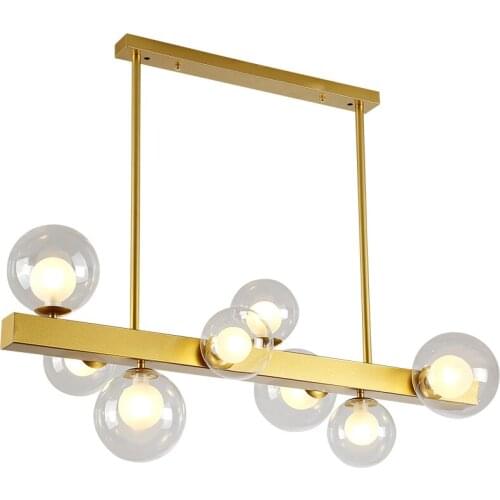 Nordic Simple Glass Creative Designer Personality Pendant Lights for Living Room Restaurant Hotel Model Room Lightings