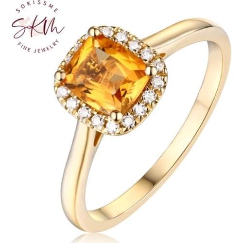 SKM Unique Multi Row Infinity Twining Round Brilliant Diamond Ring Twisted Curved Gold ring for women Birthday Gift