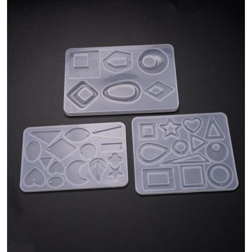 1 PC New DIY Silicone Mould for Jewelry Dried Flower Products Earrings Pendant Jewelry Tools
