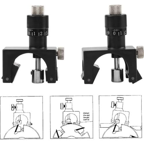 2pcs Jointer Planer Knife Setting Jig Magnetic Planer Blade Setting Jig Gauge Setter Woodworking Tool