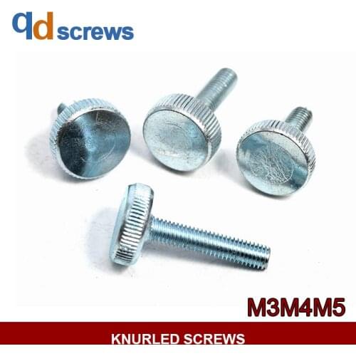 4.8 M3M4M5 Hand-twisted Single Head Screw Knurled Screws GB835