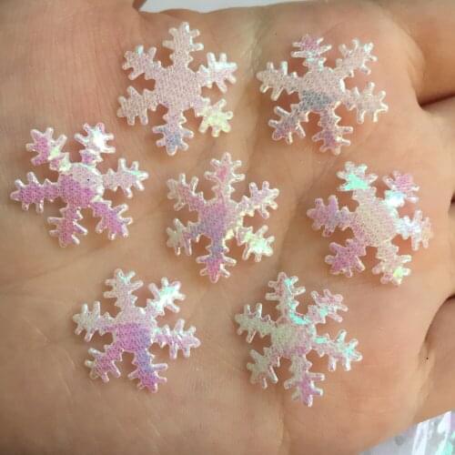 AB snowflake appliques 500pcs 20mm Wedding /Christmas decoration /craft diy A048*5