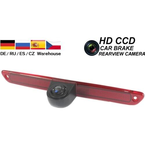 Car Brake Light Reverse Backup Camera CCD Car Rear View Camera for Volkswagen VW Crafter Mercedes Benz Sprinter Night Vision