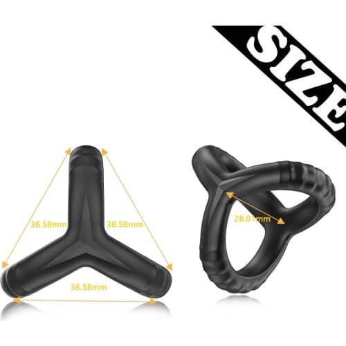 Scrotum Bind Delay Ejaculation Black Cock Ring Sex Toys for Men Erection Sex Shop Adult Products Elastic Penis Ring