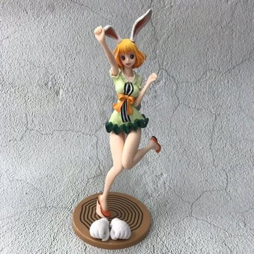 Anime One Piece Character POP Carrot Moon Lion Rabbit Action Humanoid Boxed Classic Model Toy Doll Childrens Gift Collection25CM