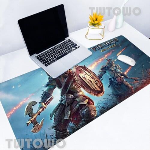 Vikings War Of Clans Mouse Pad New Hot Sell Mouse Pad Gamer Mouse Mat Keyboard Pad Gamer Natural Rubber Office Laptop Home