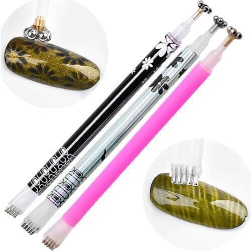 Nail Tool Cat Eye Magnetic Stick Rod Powerful Magnet Pen for Cat Eye Gel Polish Nail Art Decoration