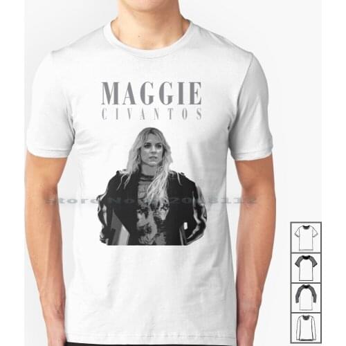 Maggie Civantos | Retro T Shirt 100% Cotton Maggie Civantos Ferreiro Locked Out Vis A Vis Nawja Nimri Zulema Zulema Zahir Vis A