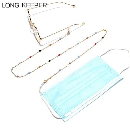 Fashion Women Glasses Chains Face Mask Necklace Strap Non-slip Eyeglass Rope Holder Cord Neck Sunglass Strap Eyewear Accessories