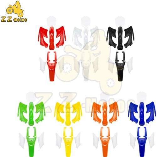 New 7 Pieces High Strength Plastic Fender Fairing Body Kits For 47cc 49cc Chinese 2 Stroke Apollo Orion Mini Dirt Bike