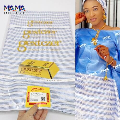 New Arrival !!! 5 Yards African Perfume Bazin Riche Embroidery French Tulle Lace Nigeria Basin Brocade For Wedding Dress