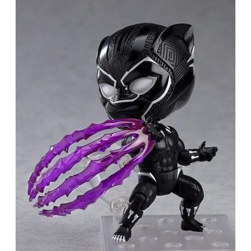 In Stock GSC Original Anime Avengers Infinity War Black Panther Pvc Action Figure Collectible Model Speelgoed Voor Kinds
