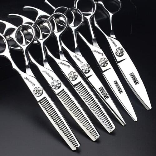 Hairdressing Scissors Hairdressers Special Barber Scissors Set Antler Scissors Seamless Teeth Scissors Thinning Scissors