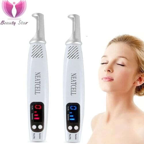 Picosecond Pen Laser Pen Tattoo Removal Machine Blue Red Light Freckle Mole Wart Dark Spot Scar Remover Professional Devic