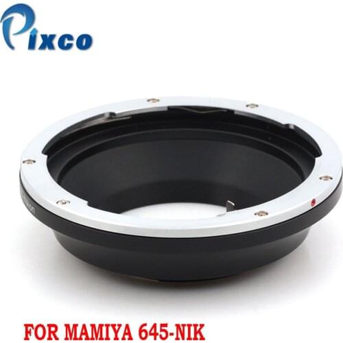 Pixco For M645-Nik Lens Adapter Suit For Mamiya 645 Lens to Nikon Mount Adapter Ring For D3500/D850/D7500/D5600/D3400/D500