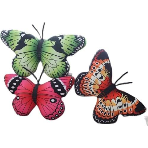 Jungle Butterfly Plush Toy Pillow Beautiful Insect Series Home Sofa Cushion Decoration